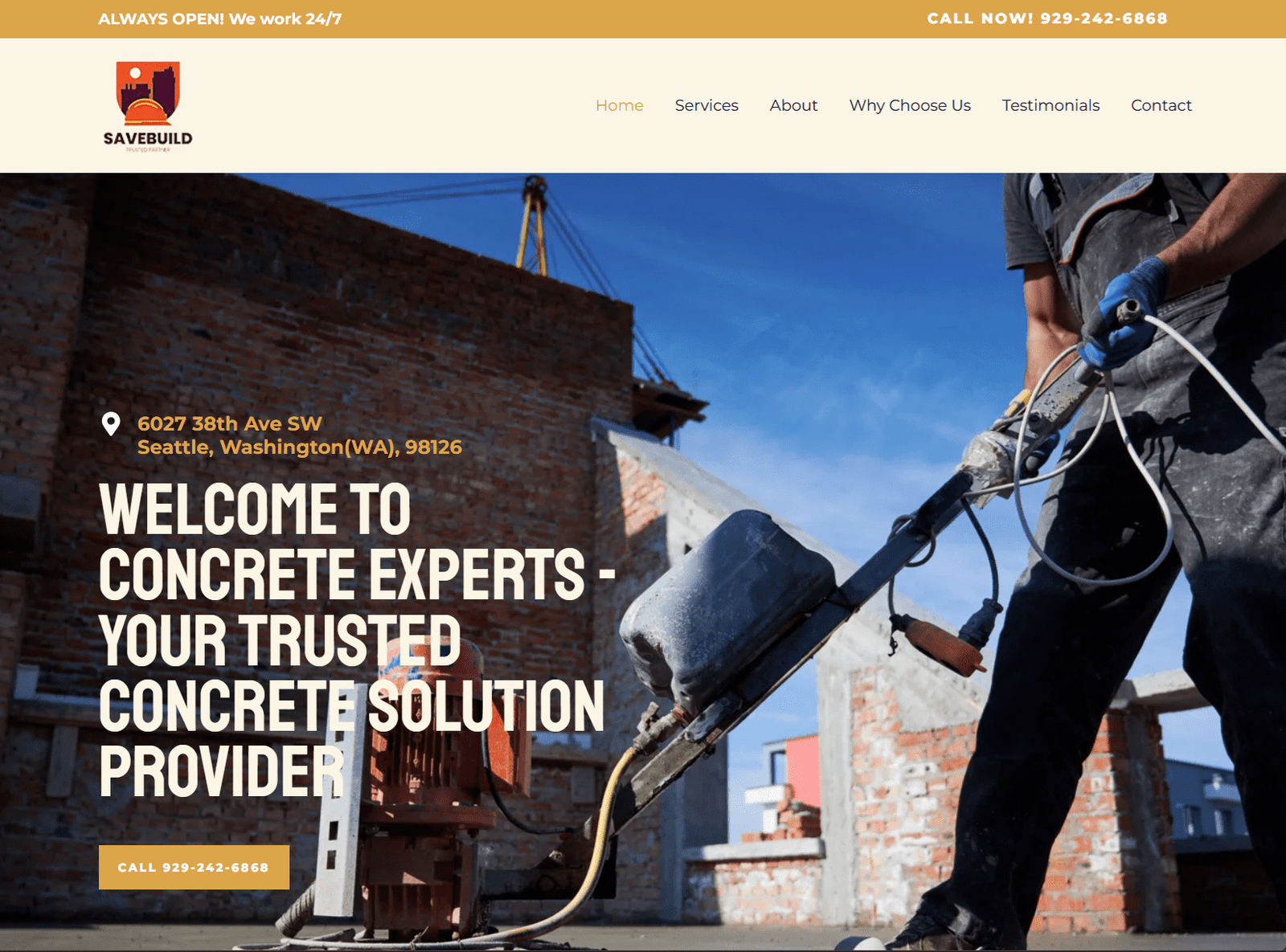 concrete company website